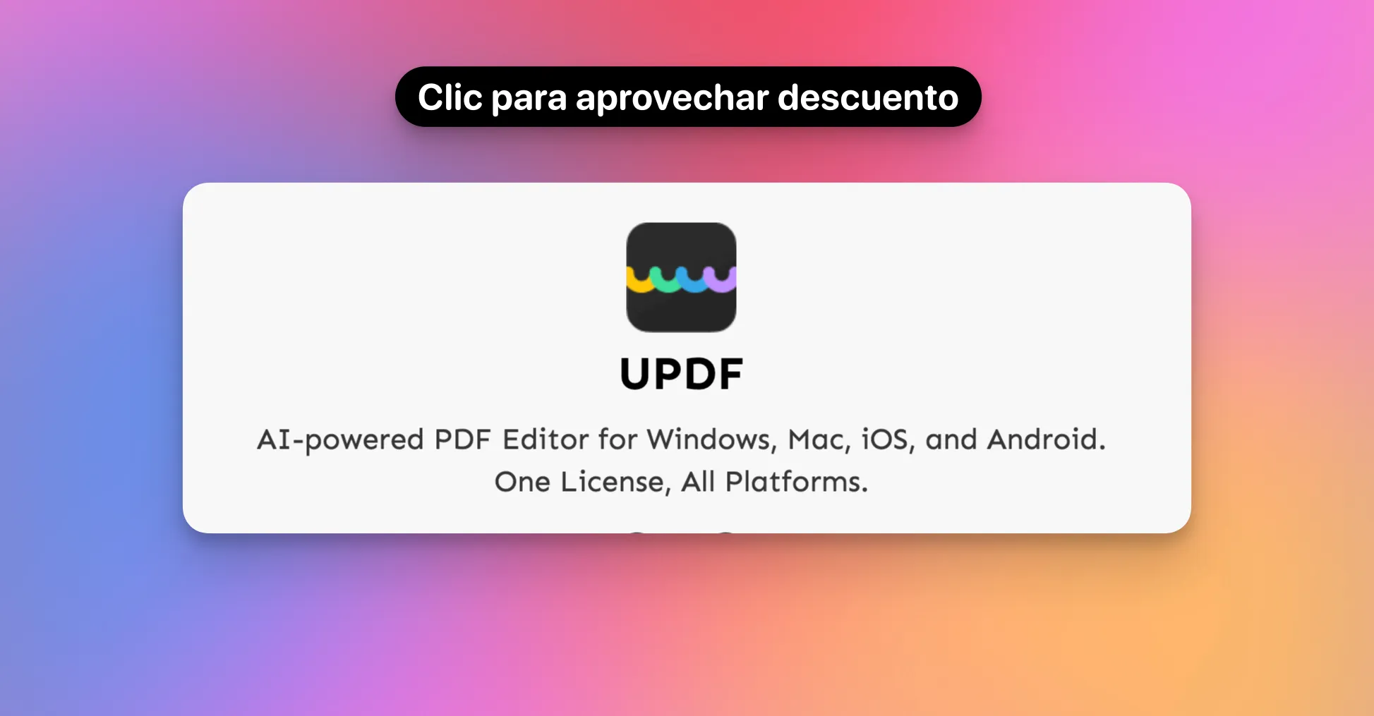 UPDF la mejor aplicación de edición de PDF
