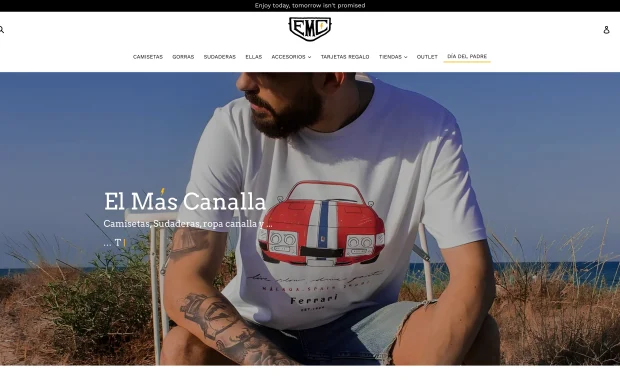 Diseño web tiendas online de ropa El Mas Canalla